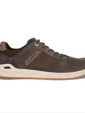 LOWA Men's San Diego GTX Shoe Size 9 Stone Brown Sneaker Waterproof Suede